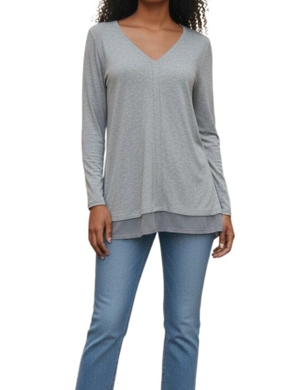 WHBM Gray Tunic